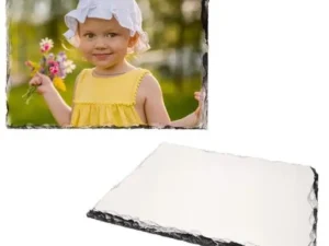 Custom Photo Slate Rock Plaque