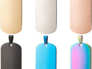 Customized Stainless Steel ID Tag Pendant