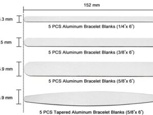 Custom Aluminum Flat Cuff Bracelet