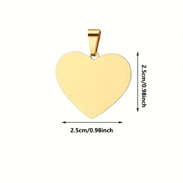 Custom Heart Charm - Image 3